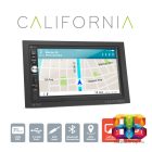 Navigáció multimédiás fejegység "California" - 2 DIN - 4 x 50 W - WiFi - BT - MP5 - AUX - SD - USB