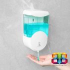 Szenzoros szappanadagoló - 600 ml - fali - elemes - fehér