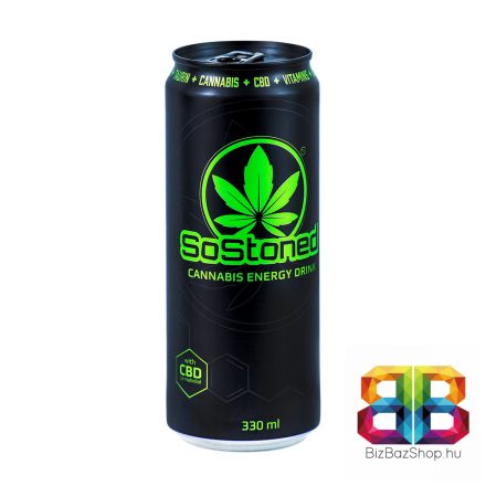 EUPHORIA SoStoned Cannabis CBD tartalmú Energia Ital 330 ml